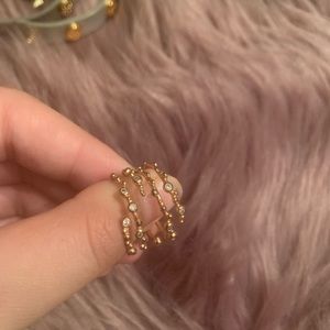 2 Kendra Scott Stackable Rose Gold rings